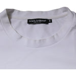 Dolce & Gabbana White DG Logo Crew Neck Short Sleeve T-shirt TSH87259-44