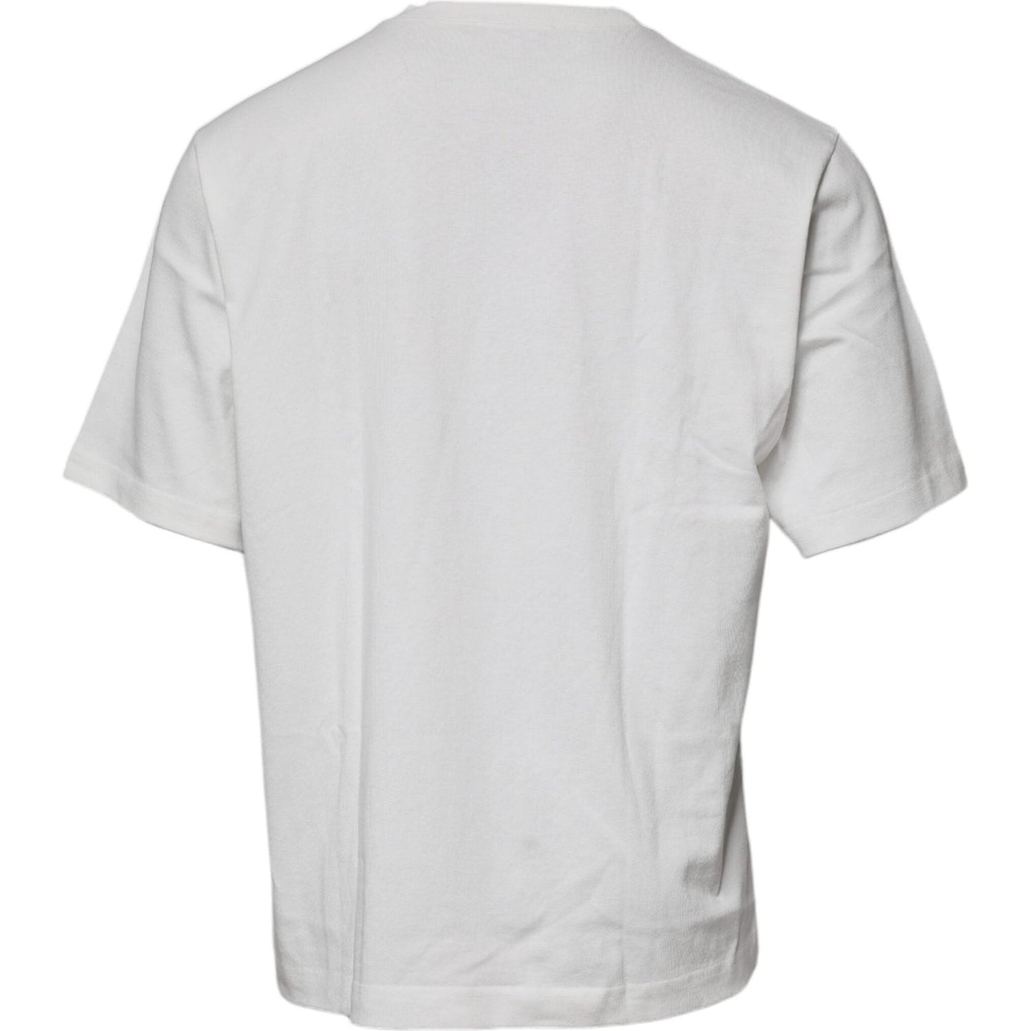 Dolce & Gabbana White DG Logo Crew Neck Short Sleeves T-shirt TSH87257-48