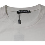 Dolce & Gabbana White DG Logo Crew Neck Short Sleeves T-shirt TSH87257-48