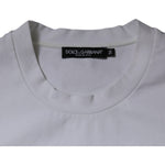Dolce & Gabbana White DG Logo Crew Neck Short Sleeves T-shirt TSH87260-50