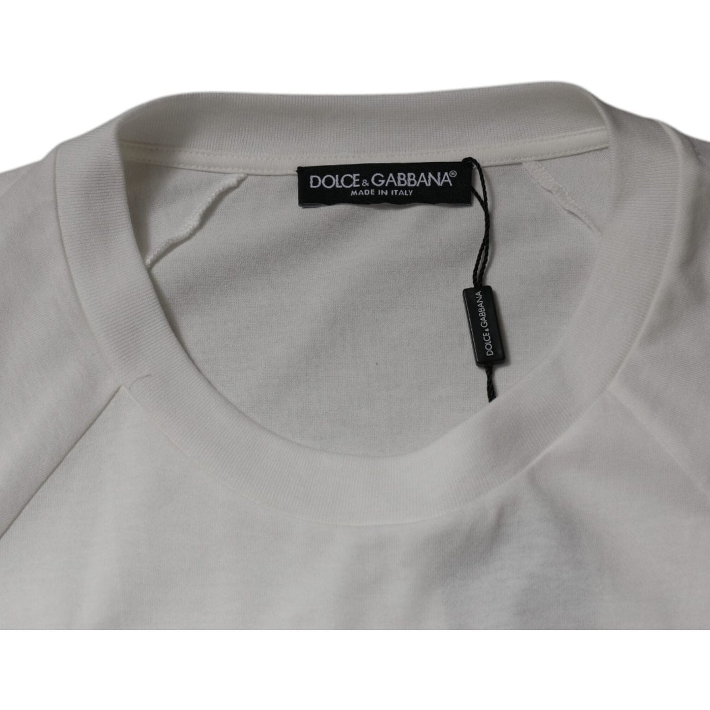 Dolce & Gabbana White DG Sport Crew Neck Short Sleeve T-shirt TSH87270-50