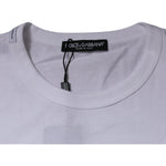 Dolce & Gabbana White Panda King Cotton Crew Neck T-shirt TSH87232-44