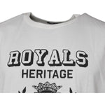 Dolce & Gabbana White Royals Heritage Cotton T-shirt TSH87230-54