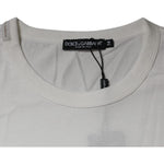 Dolce & Gabbana White Royals Heritage Cotton T-shirt TSH87230-54