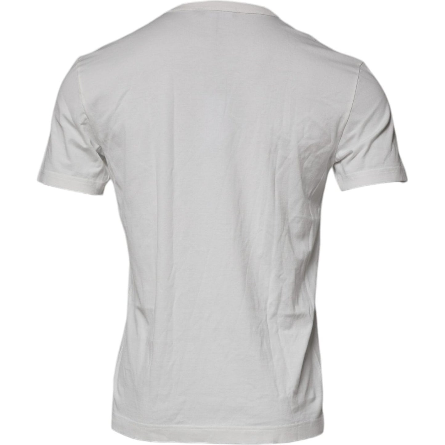 Dolce & Gabbana White Royals Heritage Cotton T-shirt TSH87231-46