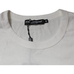 Dolce & Gabbana White Royals Heritage Cotton T-shirt TSH87231-46