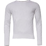 Dolce & Gabbana White Silk Crew Neck Men Pullover Sweater TSH87543-46