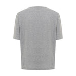 Dsquared² Elegant Gray Cotton Top for Women DS-4631662-XS
