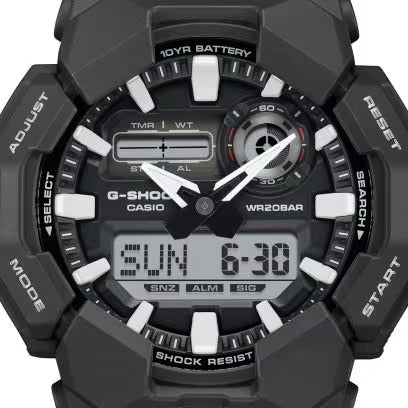 CASIO G-SHOCK Mod. NEW RUGGED BASIC Digital 10-Year Battery GA-010-1AER