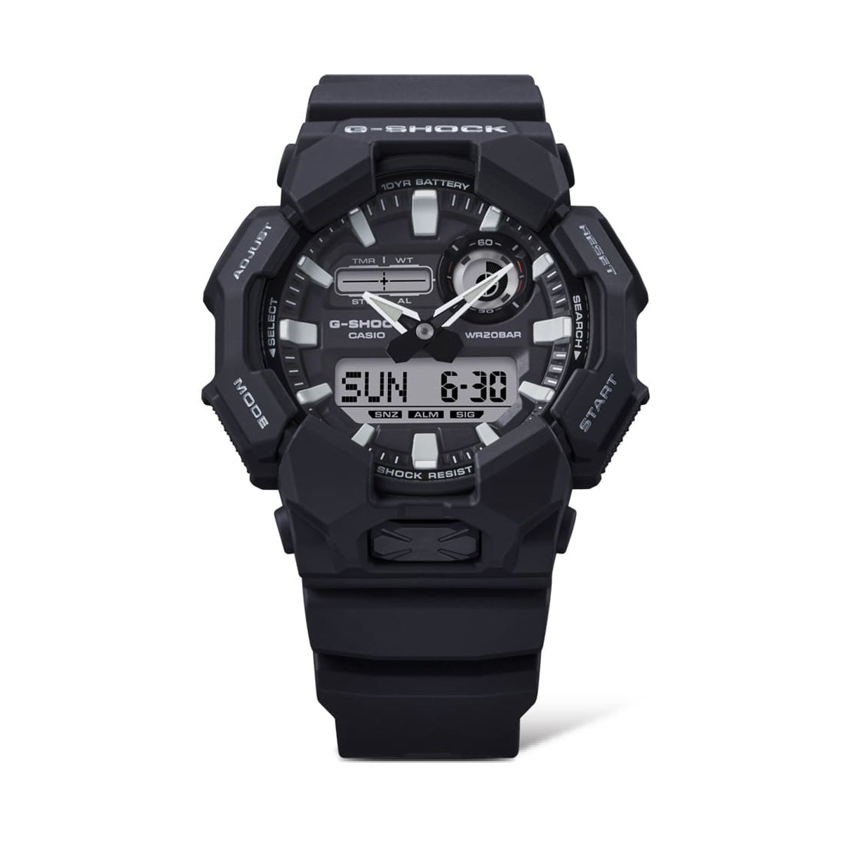 CASIO G-SHOCK Mod. NEW RUGGED BASIC Digital 10-Year Battery GA-010-1AER