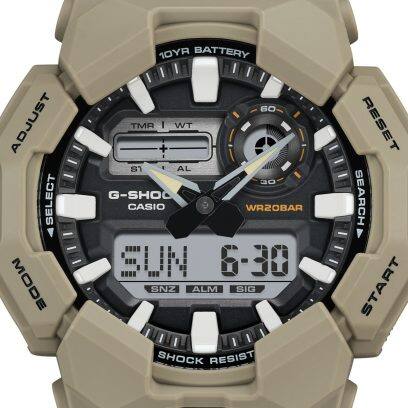 CASIO G-SHOCK Mod. NEW RUGGED BASIC Digital 10-Year Battery GA-010-5AER