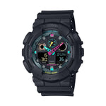 CASIO G-SHOCK Mod. OVERSIZE - MATTE FLUO SERIE - BLACK GA-100MF-1AER