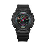 CASIO G-SHOCK Mod. OVERSIZE - MATTE FLUO SERIE - BLACK GA-100MF-1AER