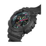 CASIO G-SHOCK Mod. OVERSIZE - MATTE FLUO SERIE - BLACK GA-100MF-1AER