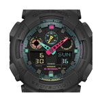 CASIO G-SHOCK Mod. OVERSIZE - MATTE FLUO SERIE - BLACK GA-100MF-1AER
