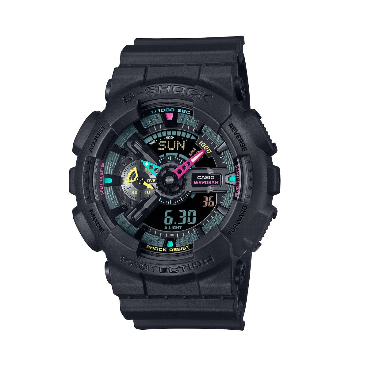CASIO G-SHOCK Mod. GS-BASIC - MATTE FLUO SERIE GA-110MF-1AER