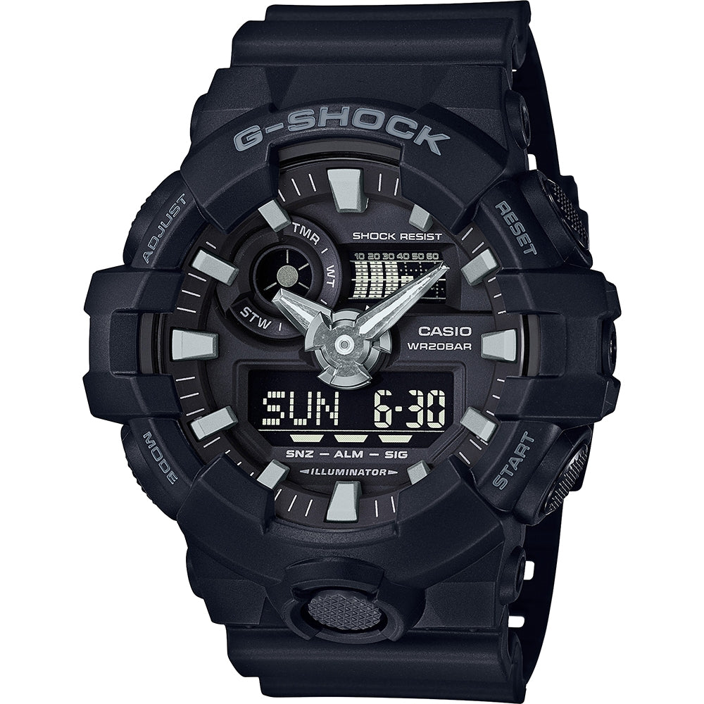 CASIO G-SHOCK Mod. OVERSIZED FULL BLACK GA-700-1BER