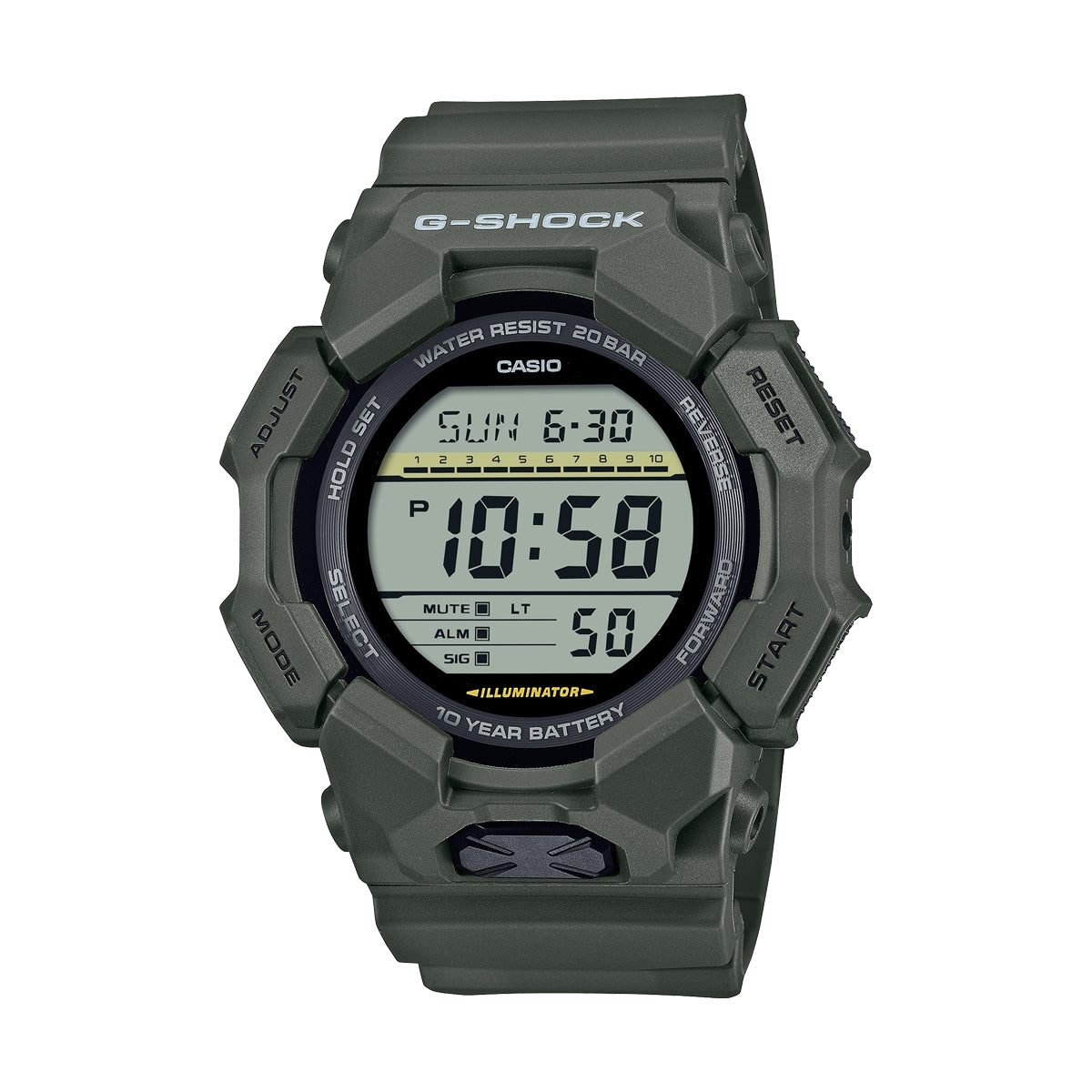 CASIO G-SCHOCK Mod. GRAND DIGIT - GREEN GD-010-3ER