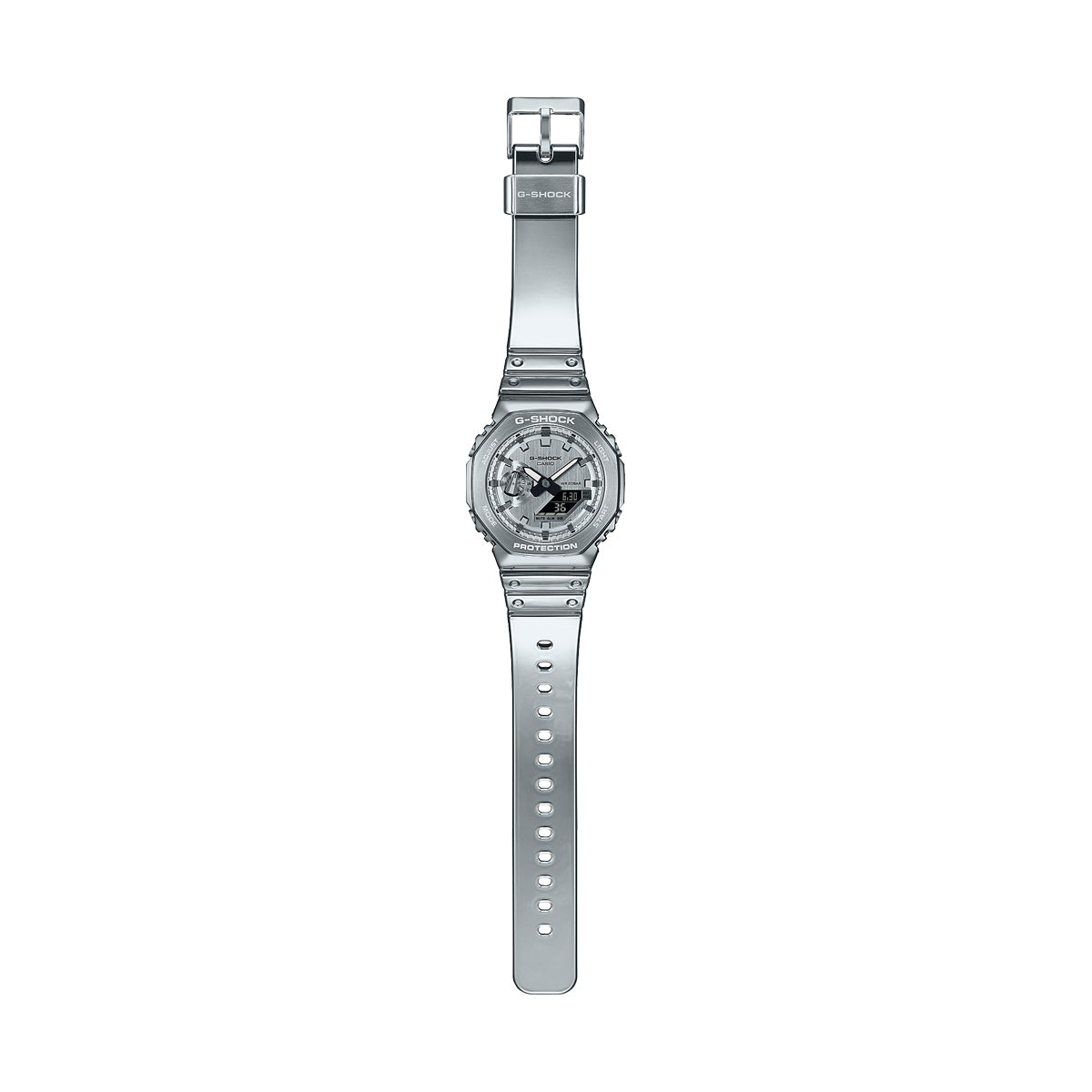 CASIO G-SHOCK Mod. G-STEEL - FINE METALLIC SERIES - SILVER GM-2100YM-8AER