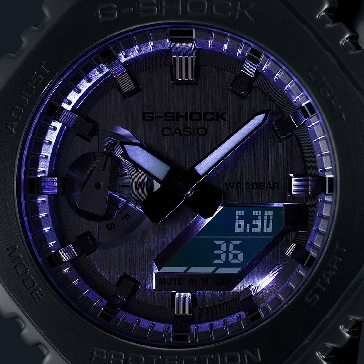CASIO G-SHOCK Mod. G-STEEL - FINE METALLIC SERIES - SILVER GM-2100YM-8AER