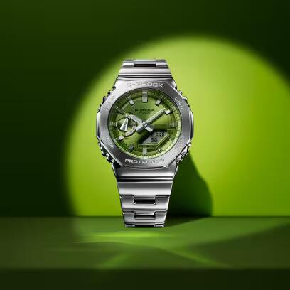 CASIO G-SHOCK Mod. OAK G-STEEL LIME GREEN GM-2110D-3AER