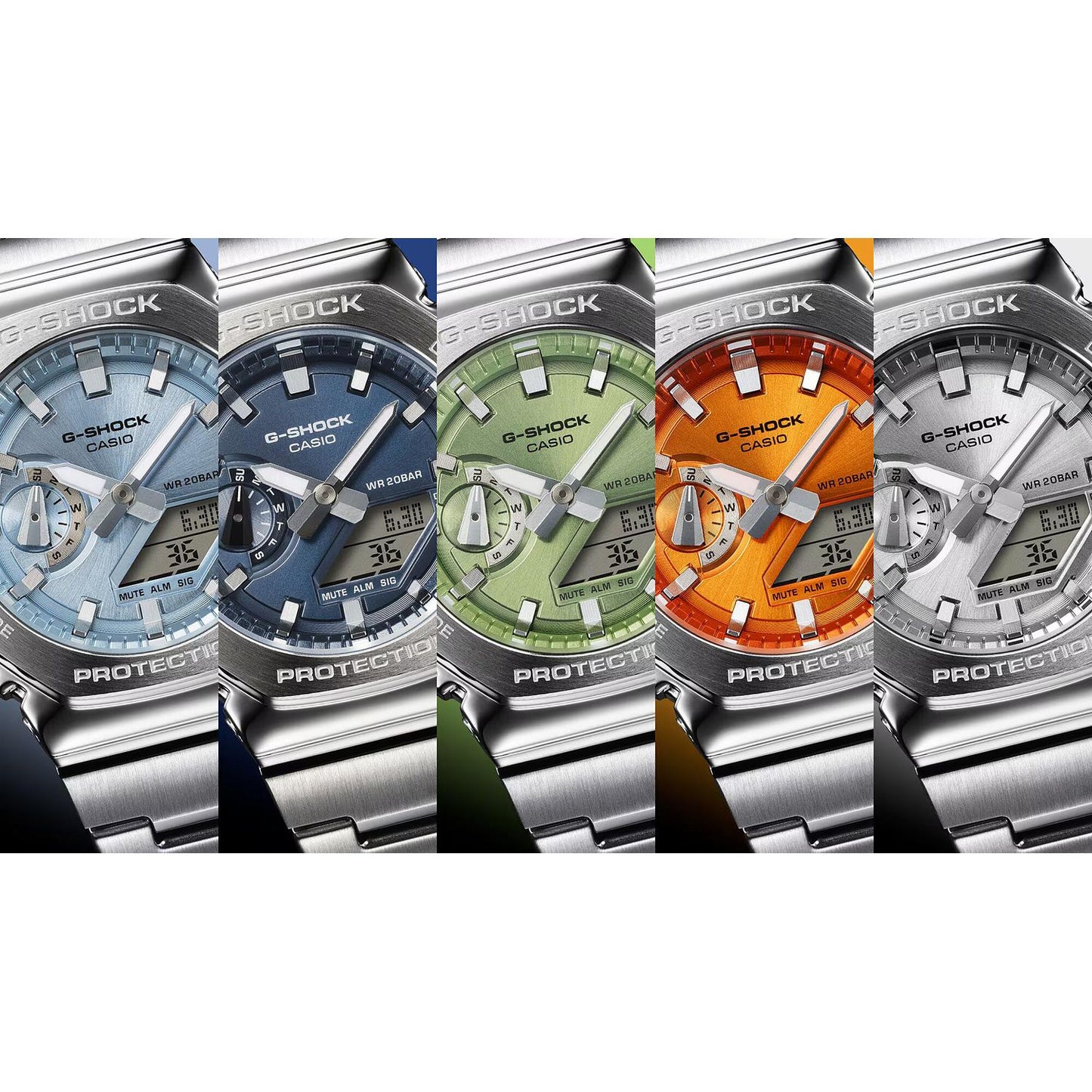 CASIO G-SHOCK Mod. OAK G-STEEL LIME GREEN GM-2110D-3AER