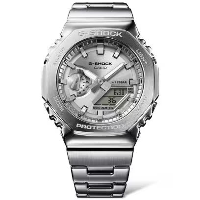 CASIO G-SHOCK Mod. OAK G-STEEL CLASSIC SILVER GM-2110D-7AER