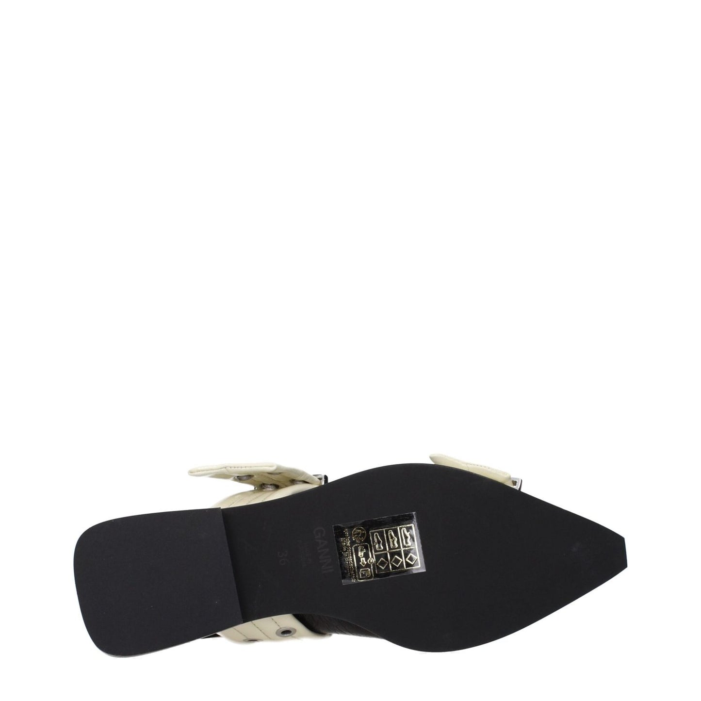 Ganni Black Polyethylene Sandals