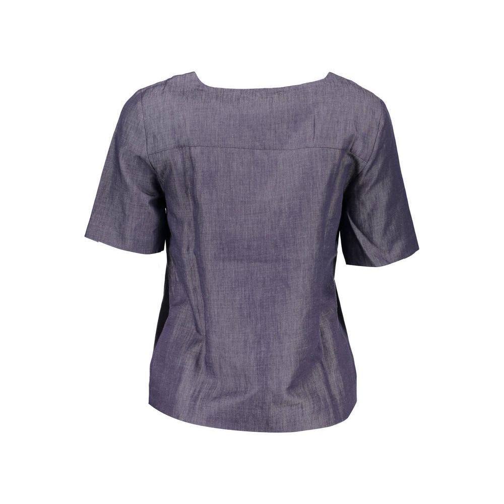 Gant Blue Cotton Unisex T-Shirt 1728,67403481248,Blue,Clothing,Gant,IT36|XXS,New with tags,Tops & T-Shirts - Women - Clothing,Women,Women - Clothing GA-6359-IT36|XXS