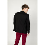 Gianni Lupo Black Cotton Blazer GI-13068400009-IT48 | M
