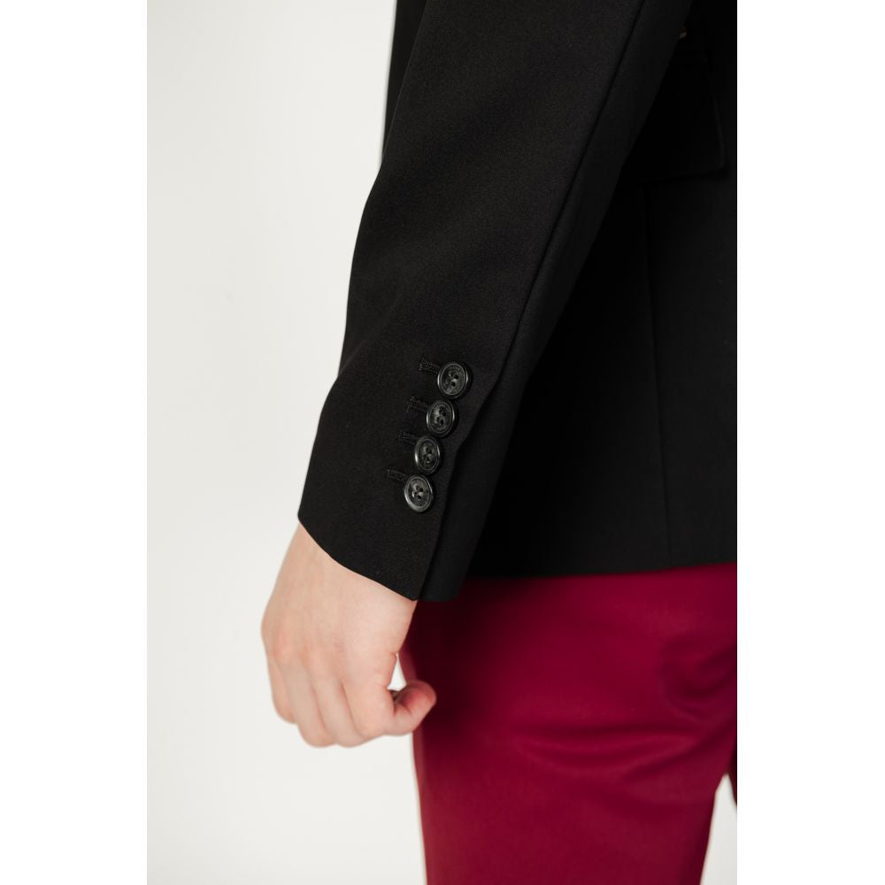 Gianni Lupo Black Cotton Blazer GI-13068400009-IT48 | M