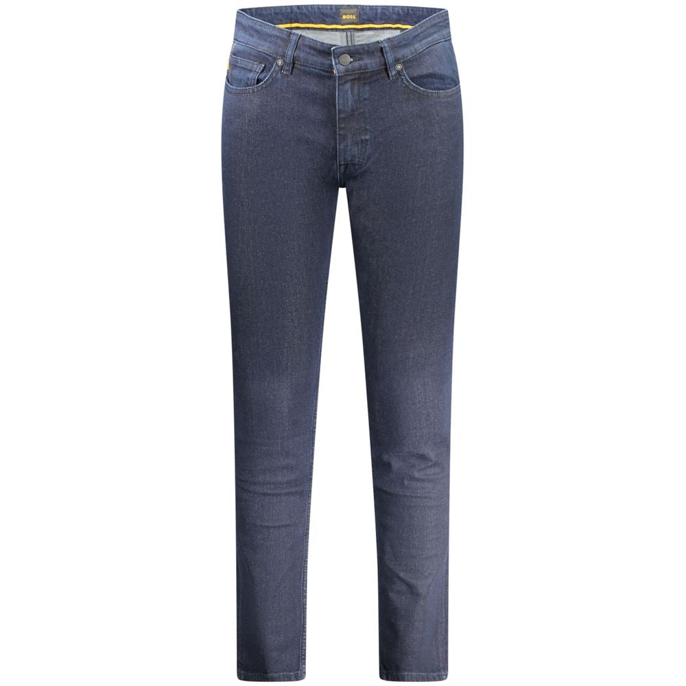 Hugo Boss Blue Cotton Men Jeans BO-39719-W32 | L32