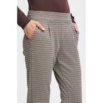 ICHI Beige Polyester Pant