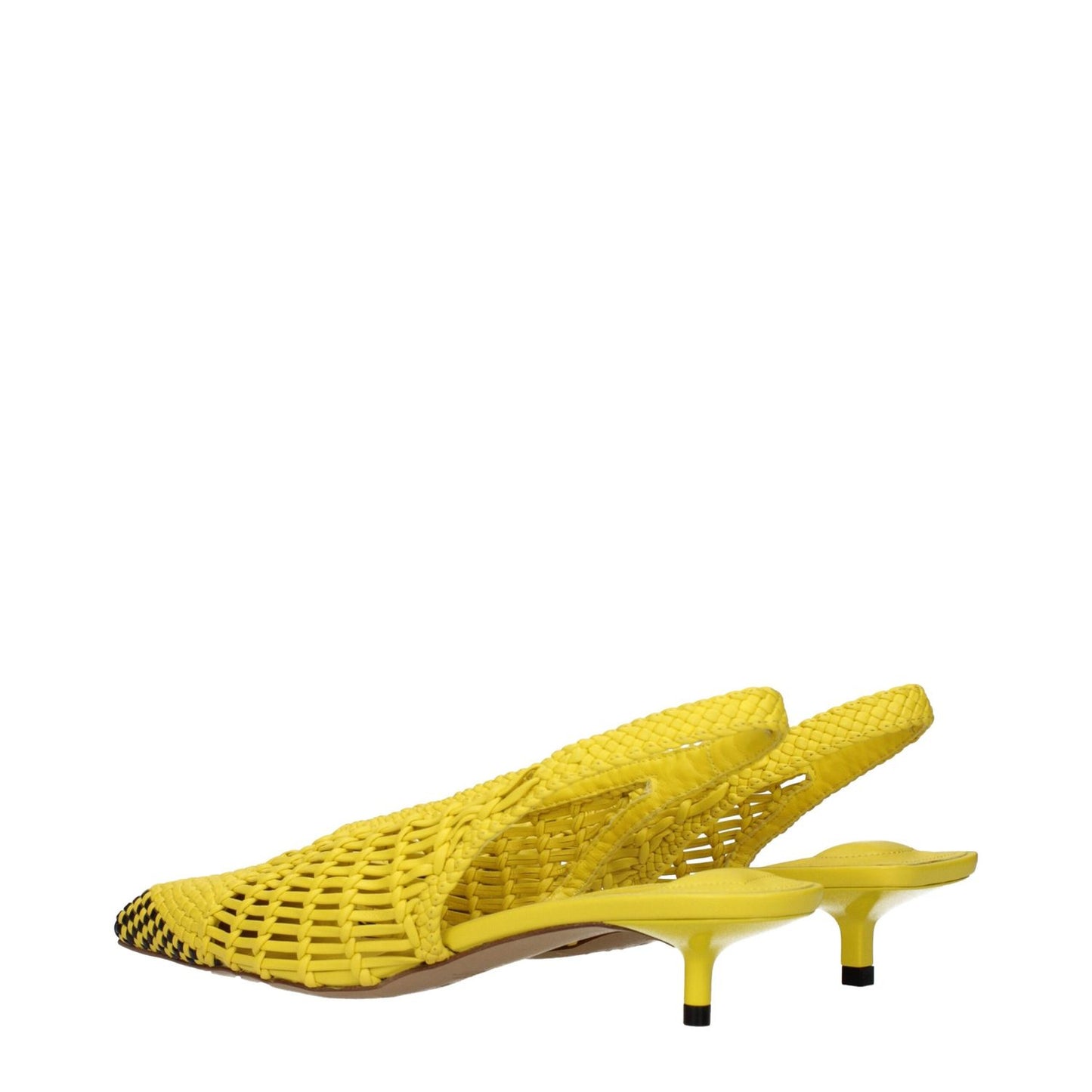 Jacquemus Yellow Leather Sandals