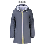 K-WAY Blue Polyester Jackets & Coat KW-34170-S