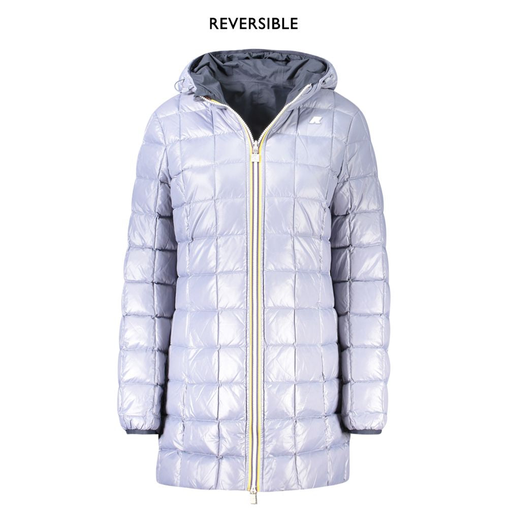 K-WAY Blue Polyester Jackets & Coat KW-34170-S