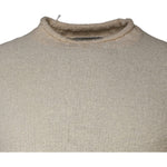 KANGRA Beige Wool Knit Long Sleeve Round Neck Pullover Sweater TSH87007-46