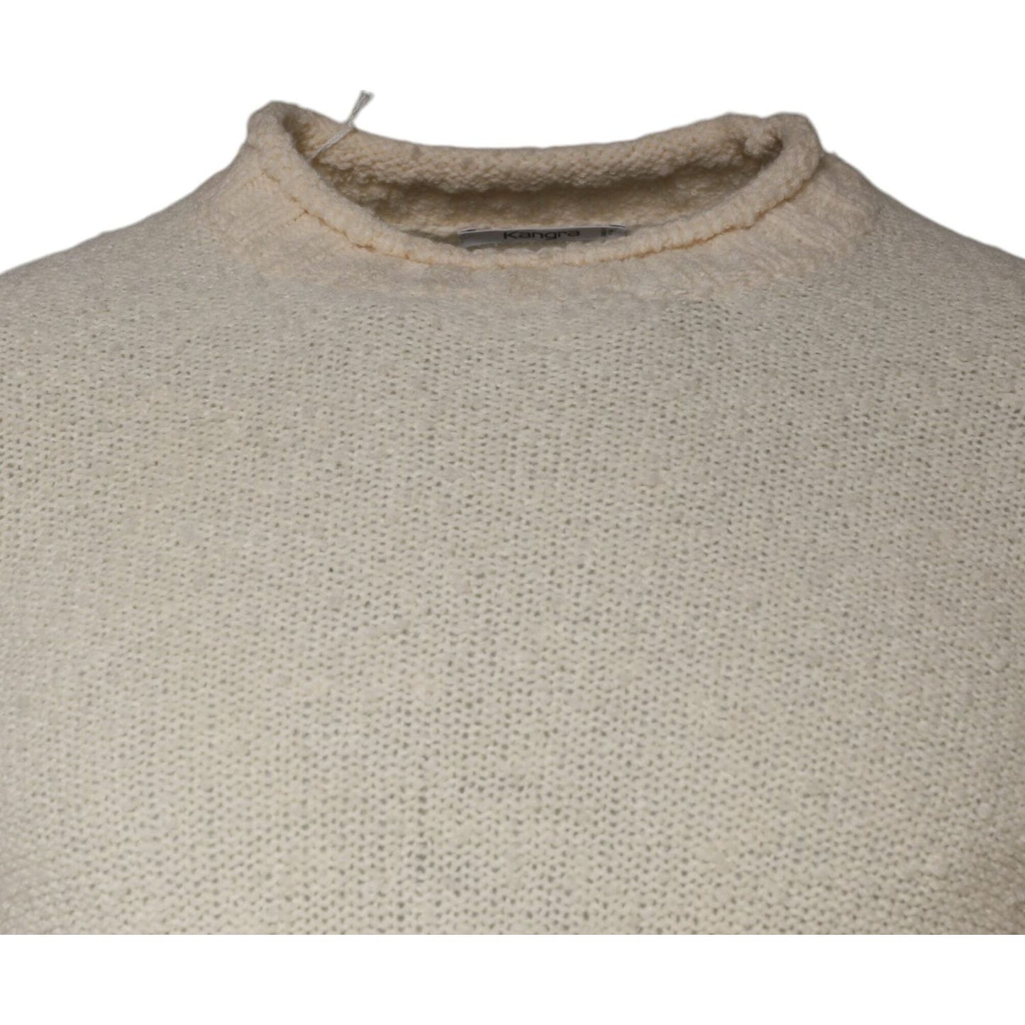 KANGRA KANGRA Beige Wool Knit Long Sleeve Round Neck Pullover Sweater TSH87007-46 1728,67345645728,Beige,IT46 | S,KANGRA,Material: 95% Wool 5% Nylon,Men,Preowned / Defect,Sweaters - Men - Clothing