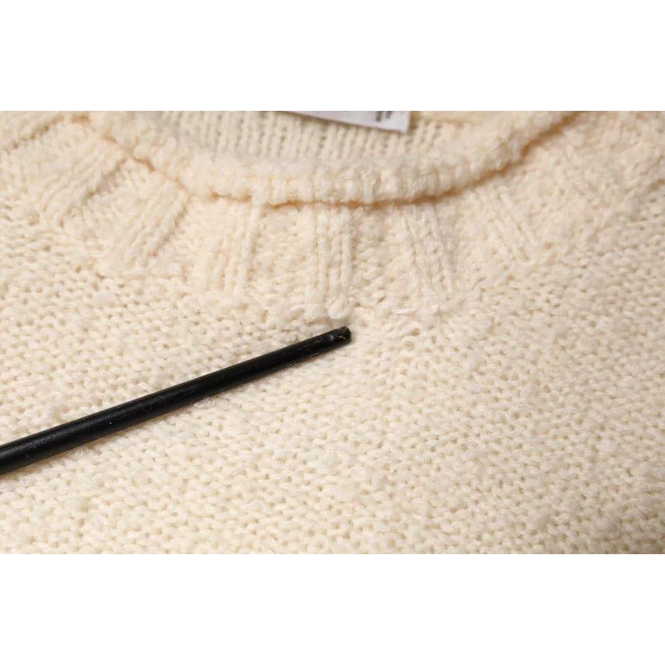 KANGRA KANGRA Beige Wool Knit Long Sleeve Round Neck Pullover Sweater TSH87007-46 1728,67345645728,Beige,IT46 | S,KANGRA,Material: 95% Wool 5% Nylon,Men,Preowned / Defect,Sweaters - Men - Clothing