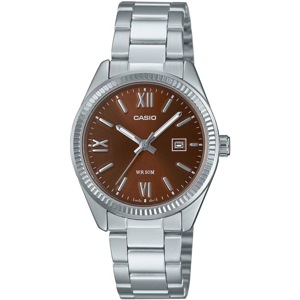 CASIO COLLECTION Mod. LADY DATE - BROWN LTP-1302DD-5AVDF