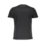 La Martina Black Cotton Men T-Shirt LA-37338-M