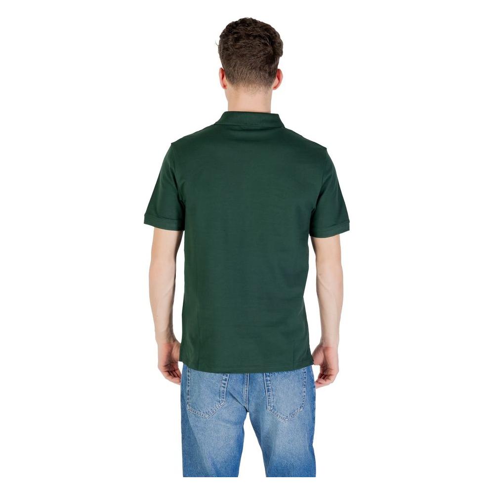 Lyle & Scott Lyle & Scott Green Cotton Polo Shirt LY-16584100150-IT48 | L