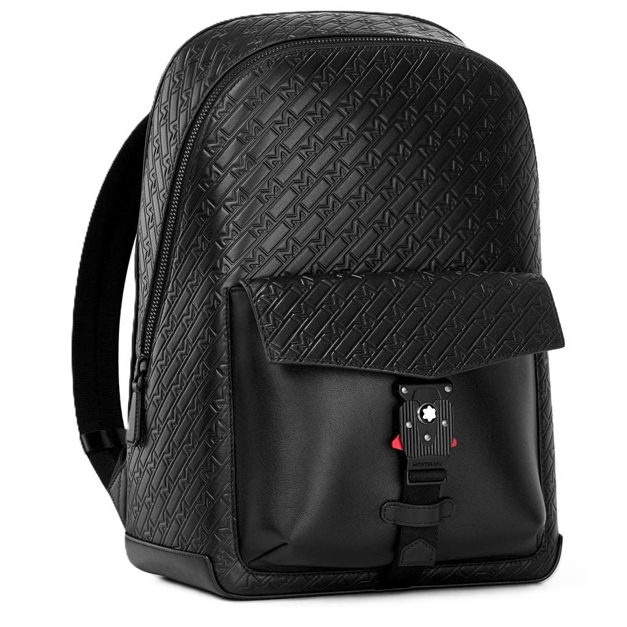 MONTBLANC LEATHER MOD. MONTBLANC MONOGRAM BACKPACK WITH M LOCK BUCKLE 4810 - 30X41X13-0