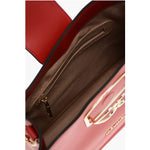 Moschino Moschino LOVE Faux Leather Shoulder Bag with Golden Hearts MOP554725GD 1728,74866327712,Bags,Moschino,New with tags,Red,Shoulder Bags - Women - Bags,Women,Women - Bags
