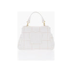 Moschino Moschino LOVE Quilted Faux Leather Bag with Golden Logo MOP490788GD 1728,74866327712,Bags,Moschino,New with tags,Tote Bags - Women - Bags,White,Women,Women - Bags