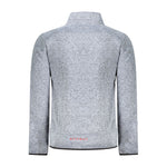 Norway 1963 Blue Polyester Men Sweater With Pockets and Zipper Detail NO-39659-S