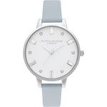 Olivia Burton Blue Leather Leather Watch Olivia Burton Light Gray