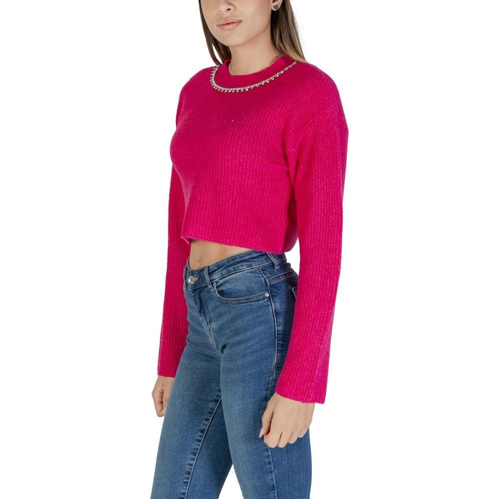 Only Pink Recycled Polyester Sweater ON-14843500134-IT44|L