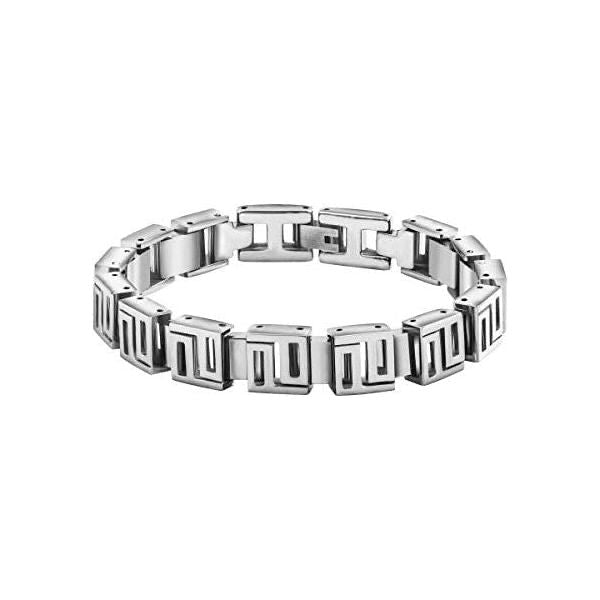 POLICE JEWELS POLICE JEWELS JEWELRY Mod. PJ26563BSS01 PJ26563BSS01 BIJOUX,Bracelets - Men - Jewelry,Category-Jewellery,Gender-Men,Subcategory-Bracelets