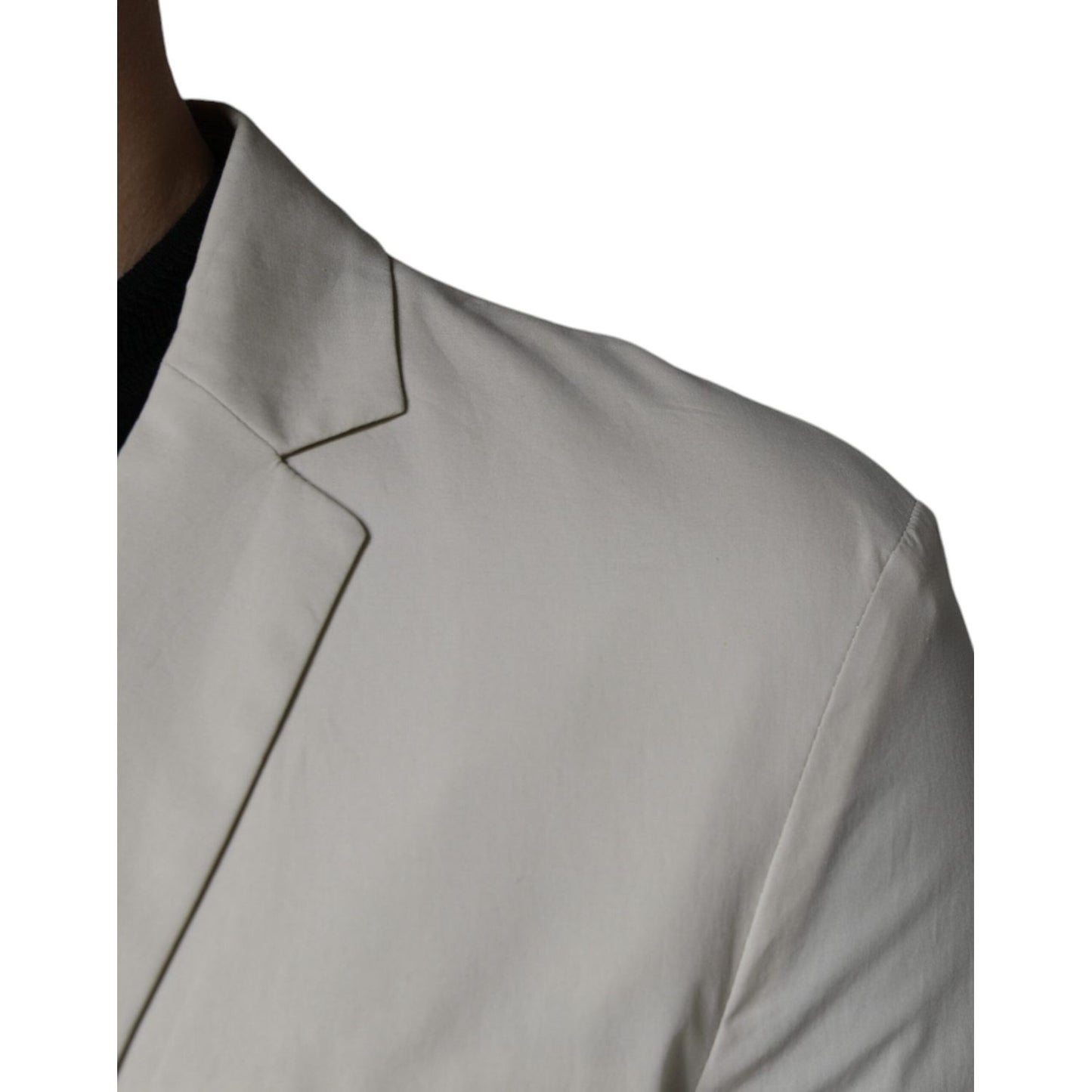 Paolo Pecora Milano Beige Single Breasted Dress Formal Coat Blazer JKT41244-46